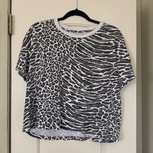 Current/Elliott Animal Print Shirt